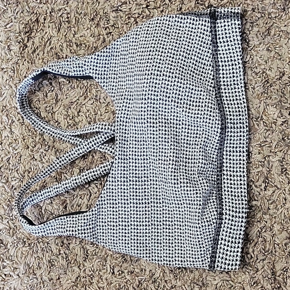 lululemon athletica Black and White Bra